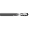 Harvey Tool End Mill for Plastics - Ball Upcut - 2 Flute, 0.0312" (1/32), Finish - Machining: Uncoated 71331